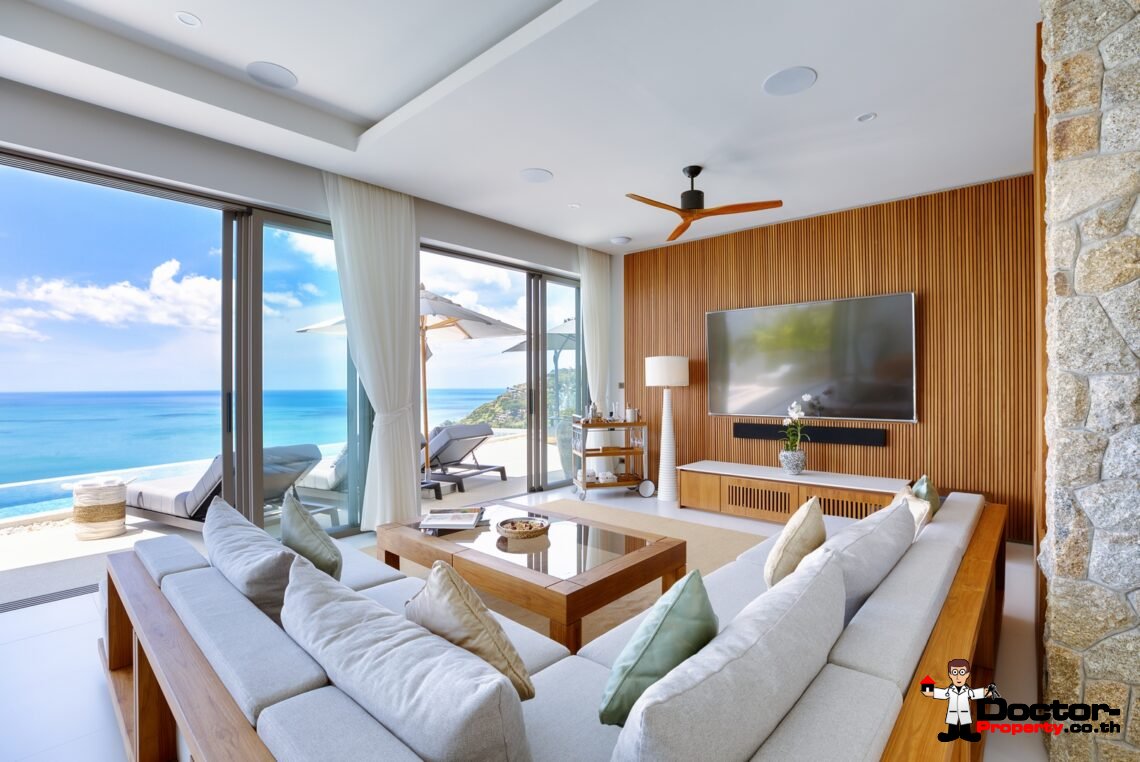 Luxury 5 Bedroom Sea View Villa - Chaweng Noi - Koh Samui - for sale